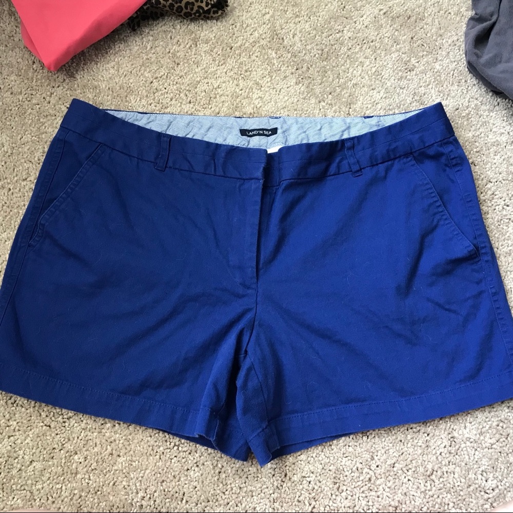 Royal blue shorts